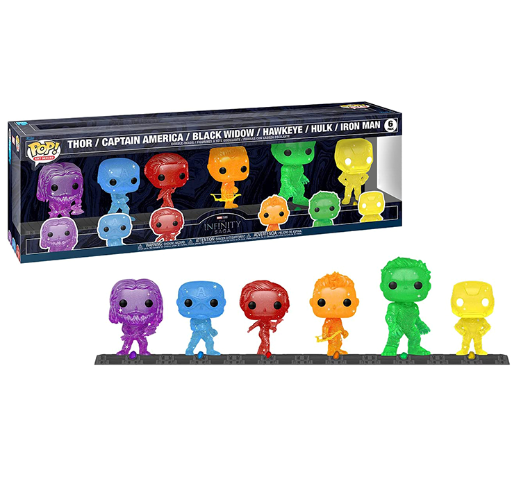 Фигурка Funko POP! Art Series Bobble Marvel Infinity Saga Avengers w/Base (Exc) 6PK 57619