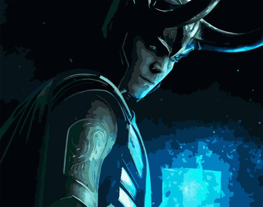 Картина по номерам на холсте Loki, 40см*50см