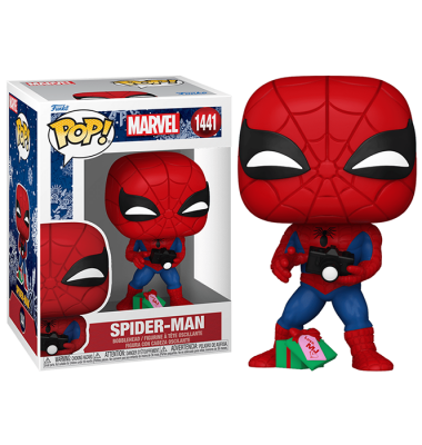 Фигурка Funko POP! Bobble Marvel Spider-Man with Gift (1441) 82877