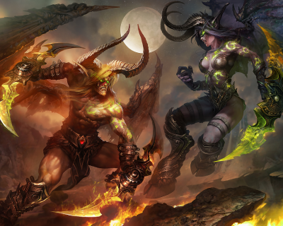 Картина по номерам на холсте Warcraft, 40см*50см