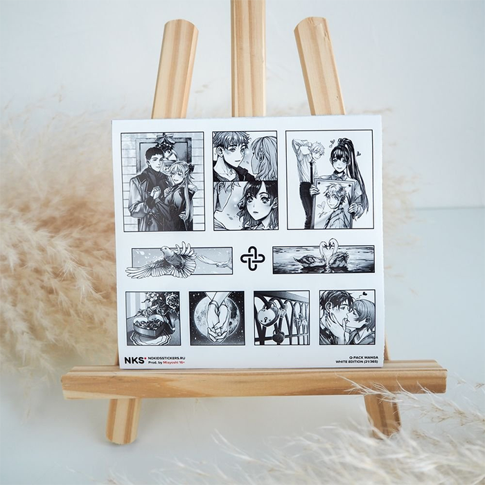 Лист наклеек NKS 15*15 MANGA