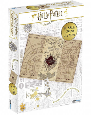 Пазл. Harry Potter. Marauder's Map  (1000 деталей)