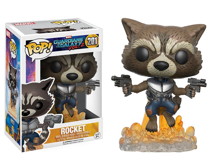 Фигурка Funko POP! Bobble Marvel Guardians Of The Galaxy 2 Rocket 13270