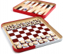 Шахматы, шашки, нарды (жестяная коробочка)