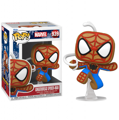 Фигурка Funko POP! Bobble Marvel Holiday Gingerbread Spider-Man 50664