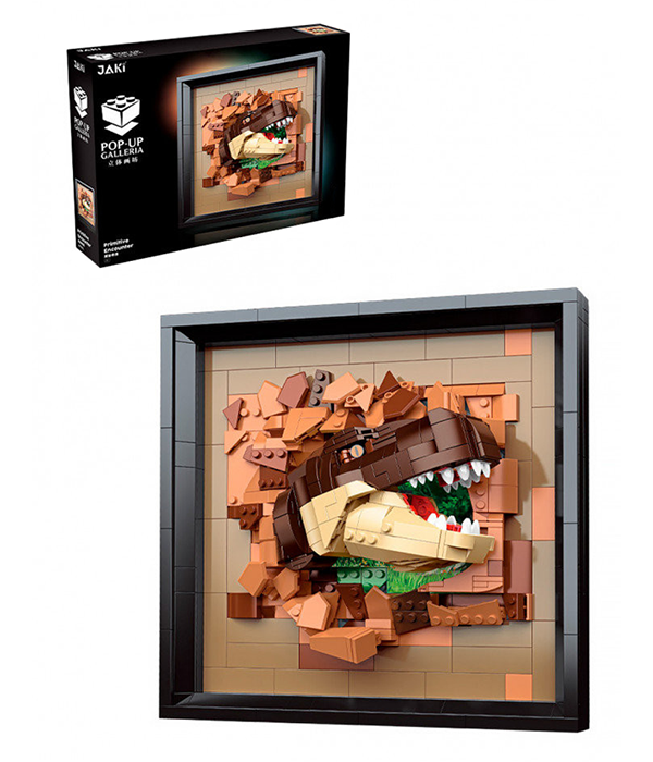 Конструктор Jaki Картина Динозавр (43x8x32 см)