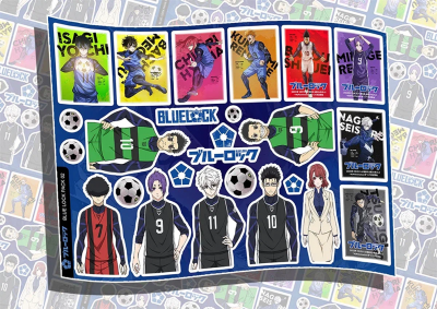 Лист наклеек DIMX А4 BLUE LOCK PACK 02