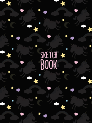 Скетчбук. Единорожек