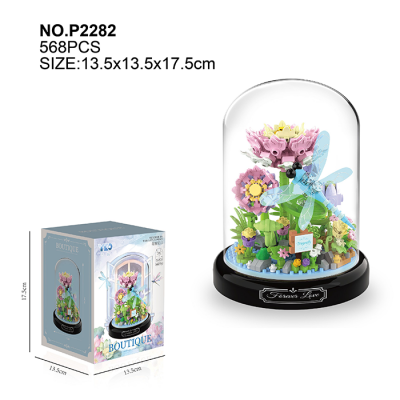 Конструктор P2282 Лотосовый пруд (568 дет. 14x11x11)