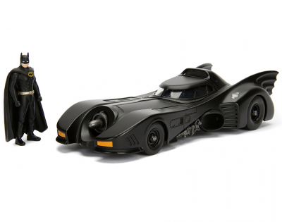 Набор Jada Toys Машинка с Фигуркой Batmobile 2.75" 1:24 1989 Batmobile W/Batman Figure 98224 98260