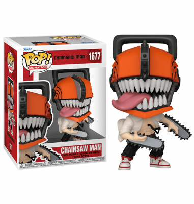Фигурка Funko POP! Animation Chainsaw Man Chainsaw Man w/(Bloody) Chase (1677) 80324