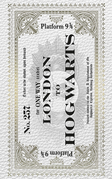 Блокнот. Гарри Поттер. Билет на Хогвартс-экспресс