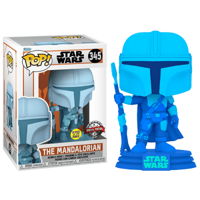 Фигурка Funko POP! Bobble Star Wars Mandalorian Mandalorian (Holo) (GW) (Exc) 60654