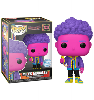 Фигурка Funko POP! Bobble Marvel Spider-Man ATSV Miles Morales (BLKLT) (Exc) (1233) 73936