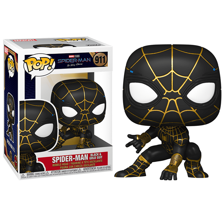 Фигурка Funko POP! Bobble Marvel Spider-Man No Way Home Spider-Man (Black & Gold Suit) 56827