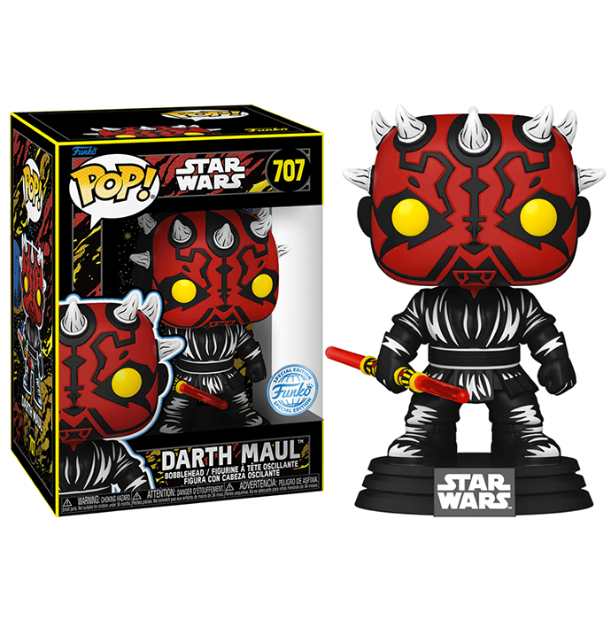 Фигурка Funko POP! Bobble Star Wars Ep 1 TPM 25th Darth Maul (Retro) (Exc) (707) 77953
