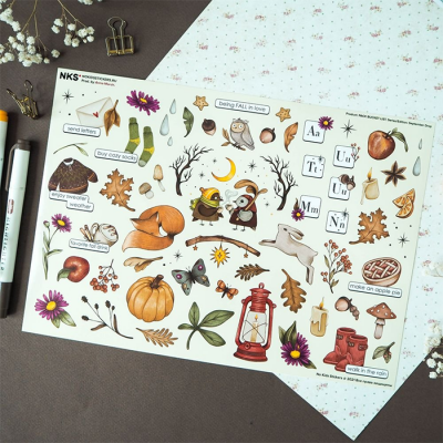 Лист наклеек NKS A4 BUCKET LIST