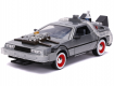 Модель Машинки Hollywood Rides Back to the Future 3 1:24 Time Machine Primer Brushed Raw Metal 32166