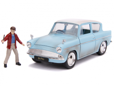 Машинка с фигуркой Hollywood Rides Harry Potter 1:24 Harry Potter & 1959 Ford Anglia 31127