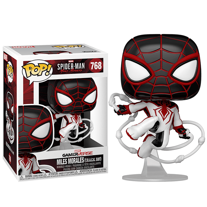 Фигурка Funko POP! Bobble Marvel Games Miles Morales Miles T.R.A.C.K. Suit 50153