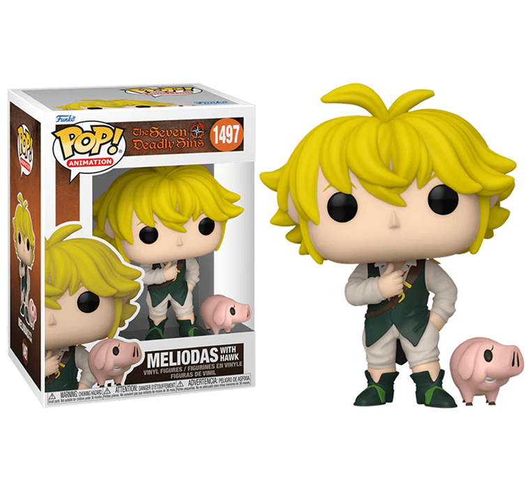 Фигурка Funko POP! Animation Seven Deadly Sins Meliodas w/Hawk (1497) 75541