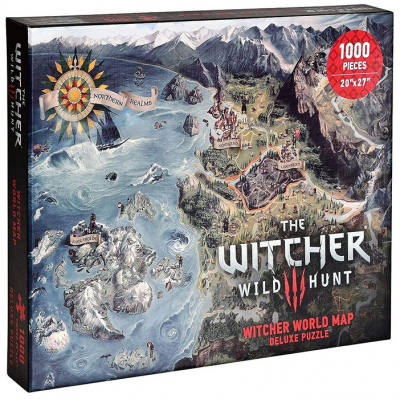 Пазл Ведьмак. Карта 3 (1000 деталей)