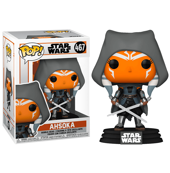 Фигурка Funko POP! Bobble Star Wars Mandalorian Ahsoka (hooded) (Exc) 58285
