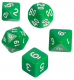 Набор кубиков STUFF PRO для ролевых игр. Зеленые