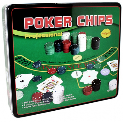 Набор для покера Holdem Light на 500 фишек без номинала