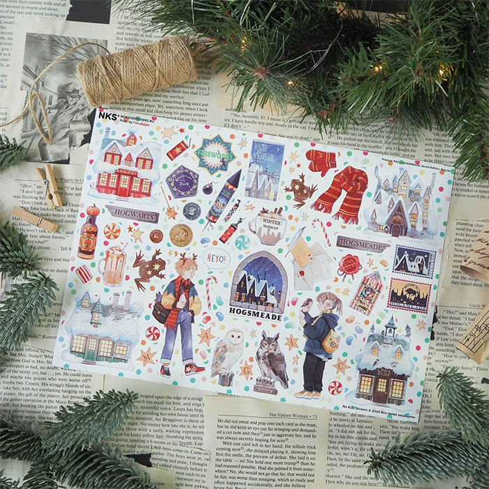 Лист наклеек NKS A4 HOGSMEADE