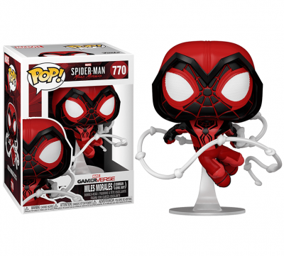 Фигурка Funko POP! Bobble Marvel Games Miles Morales Miles Morales Crimson Cowl Suit (770) 50155