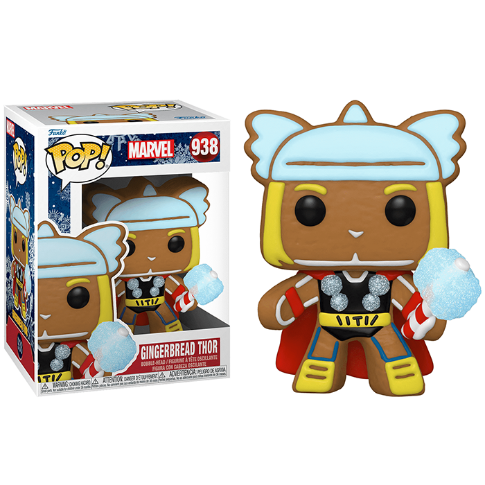 Фигурка Funko POP! Bobble Marvel Holiday Gingerbread Thor 50663